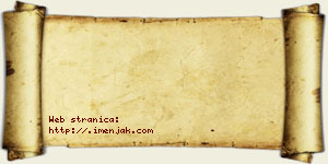 Tijana Bubalo vizit kartica